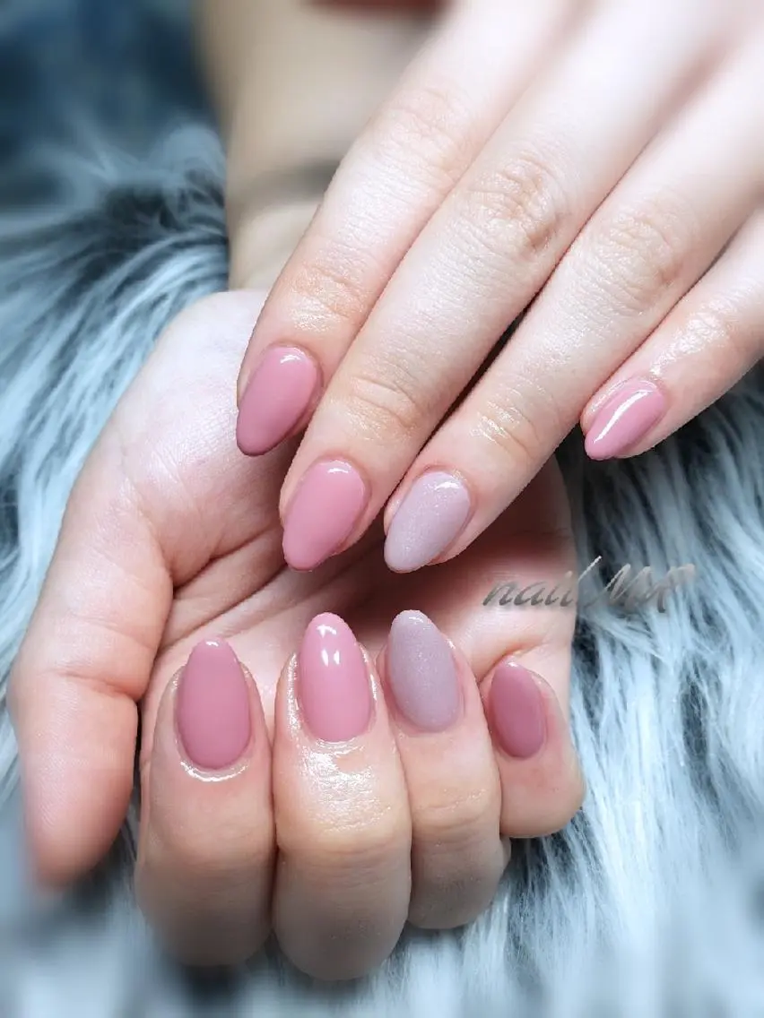ネイル ワンカラーネイル ピンク ピンクベージュ Nail salon Coco【溝の口駅】のネイルデザイン