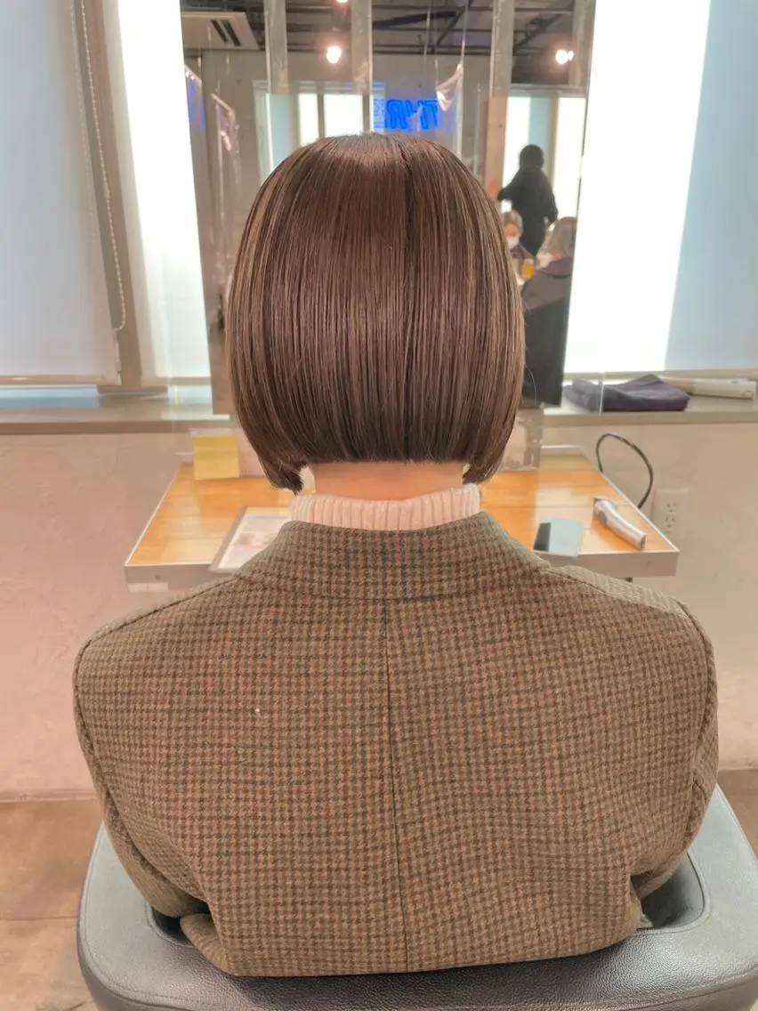 ショート カラー ヘアアレンジ キッズ アイブロウ 【縮毛矯正ブリーチ】 MANATO🌈のヘアスタイル
