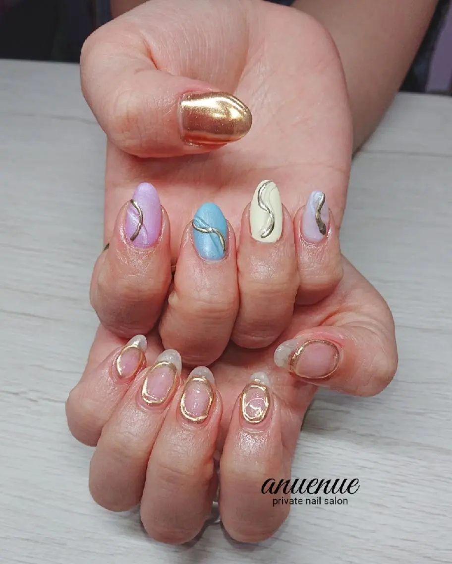 ネイル ハンドネイル ハンドケア anuenu eのネイルデザイン