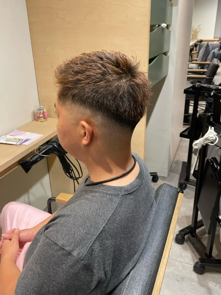 メンズ フェードカット スキンフェード カット 渋谷/フェード/ 國分 翔のヘアスタイル