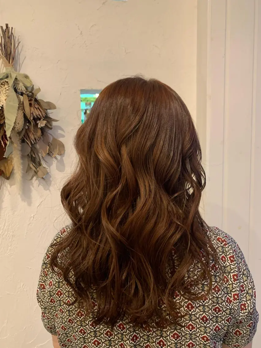 ロング カラー ヘアカラー 🌸小掛🌸 豊橋外国人風カラーのヘアスタイル