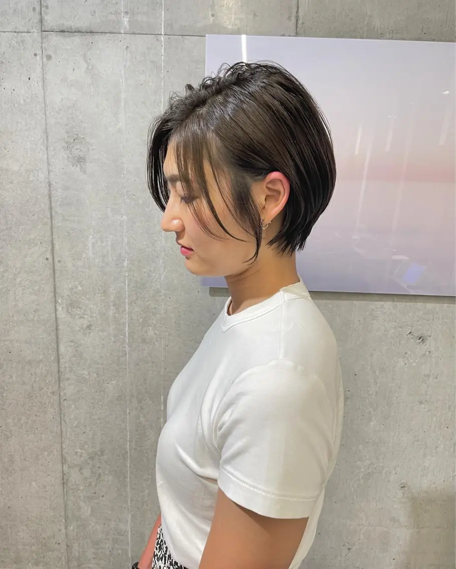 ショート カラー カット ヘアカラー 【ショートカット 美髪矯正】今井隆太のヘアスタイル