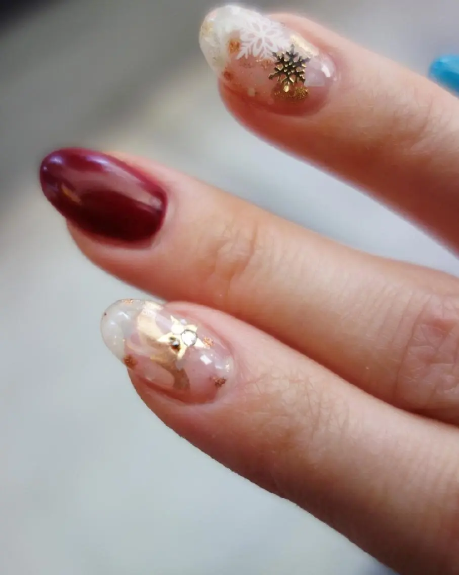 ネイル アートネイル ミラーネイル shellnail さなえのネイルデザイン