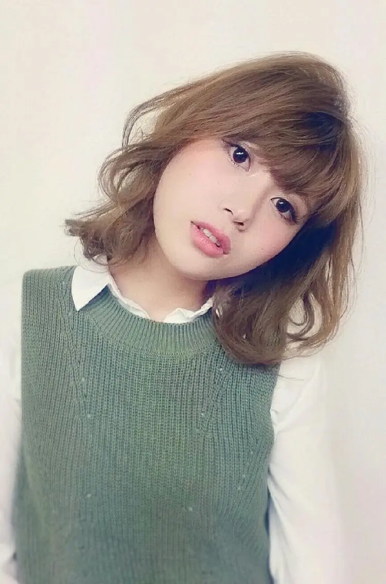 ミディアム セミロング ロング カラー イエローカラー 芝 幸大のヘアスタイル