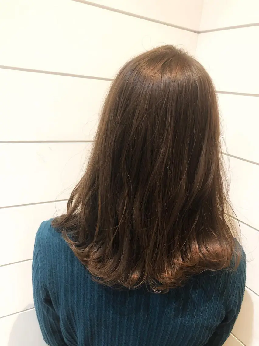 ミディアム カラー 🍊新宿南口🍊 ERINAのヘアスタイル