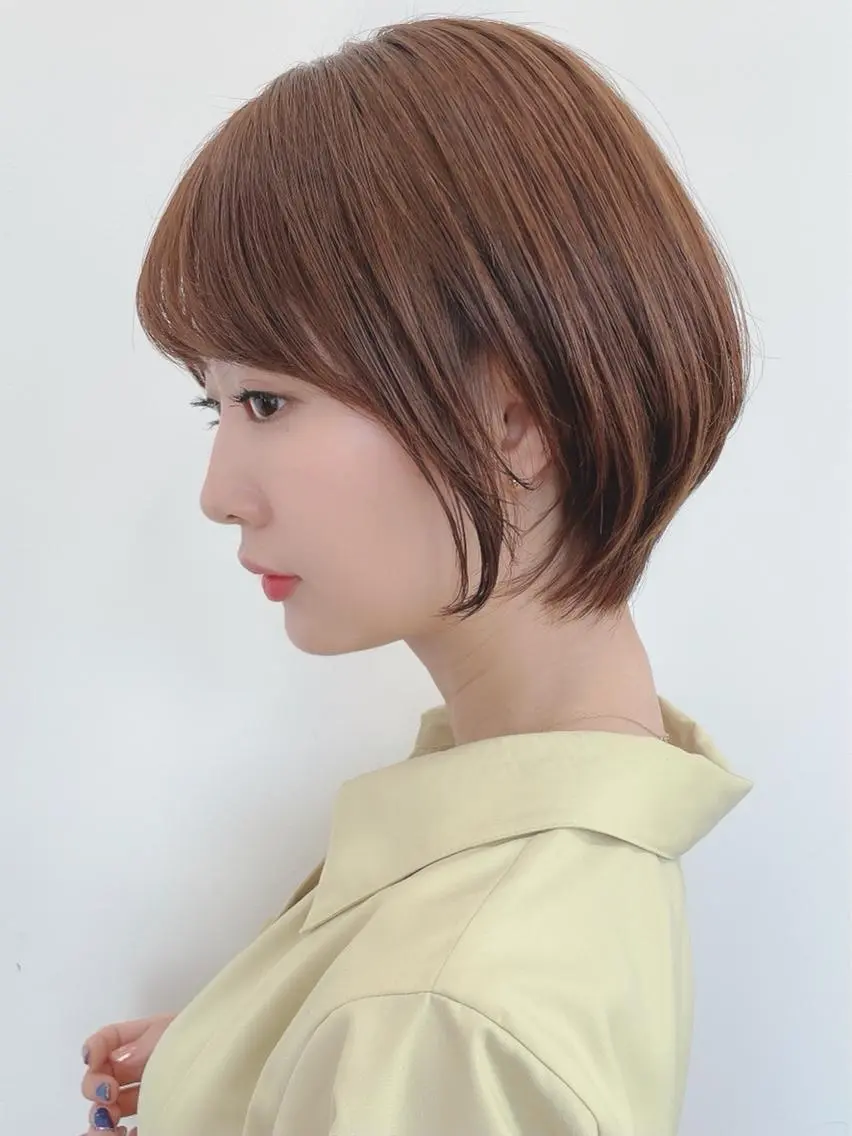 ショート カラー 髪質改善カラー ショートボブ専門のヘアスタイル
