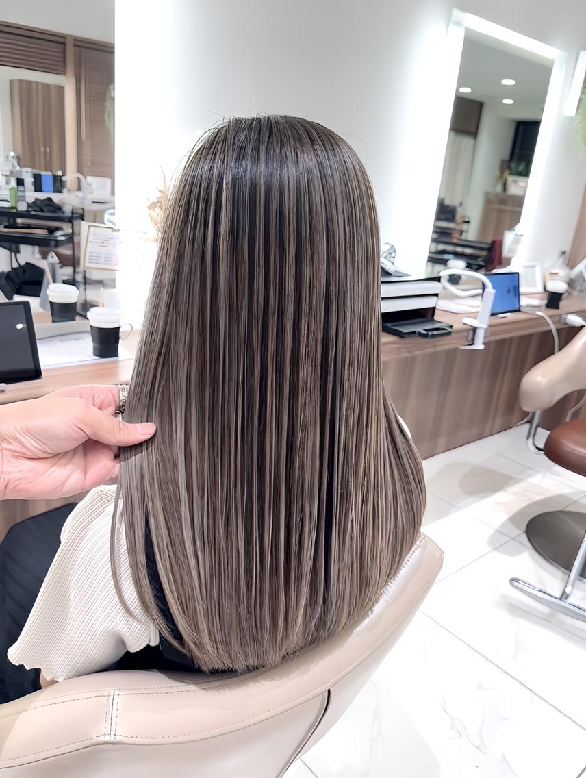カラー ミディアム ブリーチ 髪質改善 ヘアカラー トリートメント 菅野翔汰/髪質改善 カラー/ブリーチのヘアスタイル