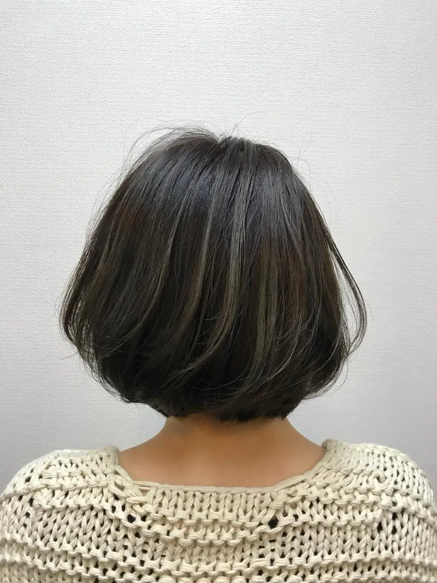 ショート カラー カット ヘアカラー トリートメント 吉森 満俊のヘアスタイル