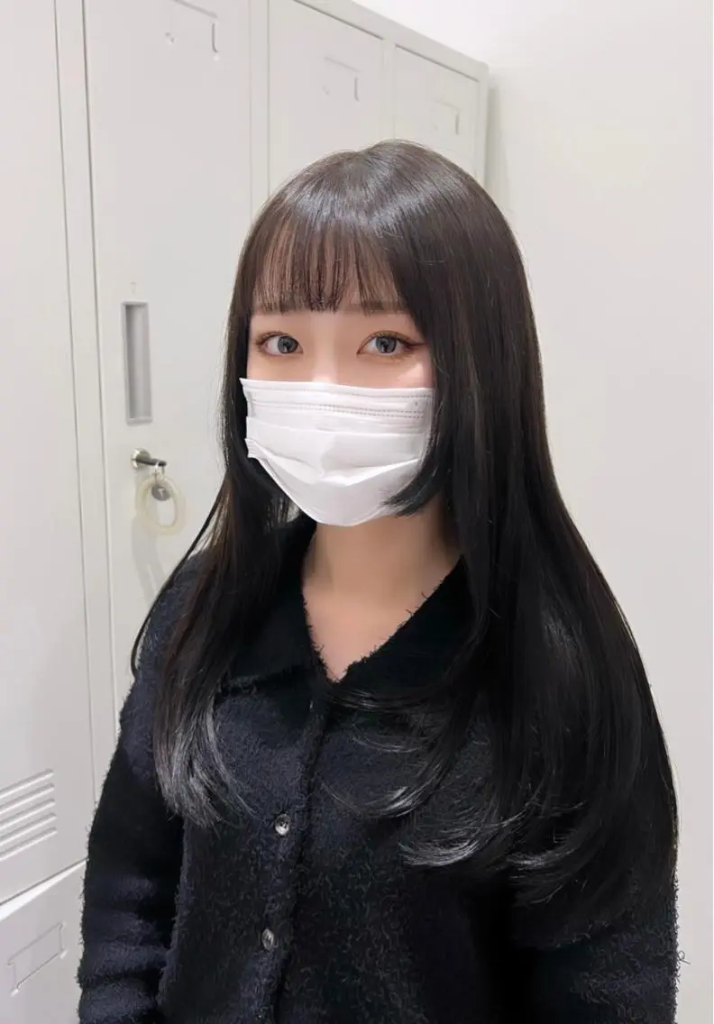 ロング カット ヘアカラー トリートメント 韓国ヘア🩶侑矢 艶髪透明感/福岡のヘアスタイル