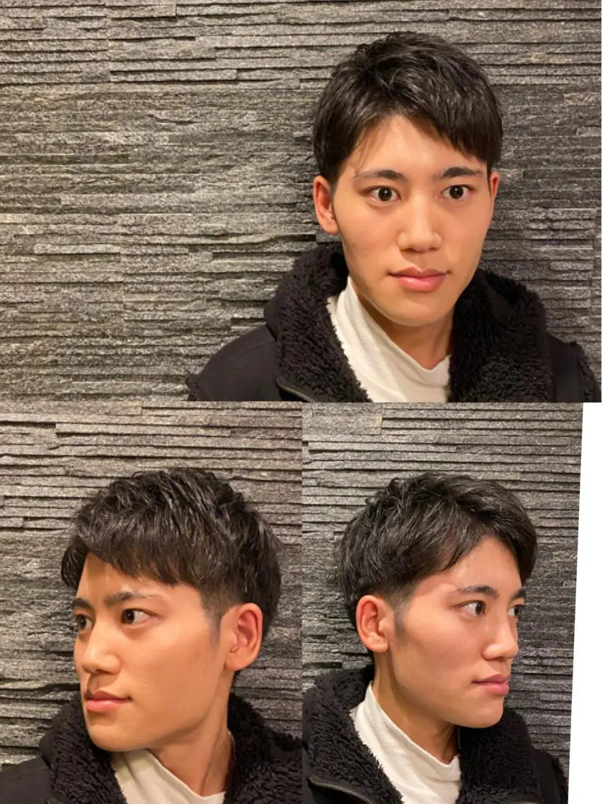 ショート メンズ ビジネス ショートヘア カット指名No1漆原 聡のヘアスタイル