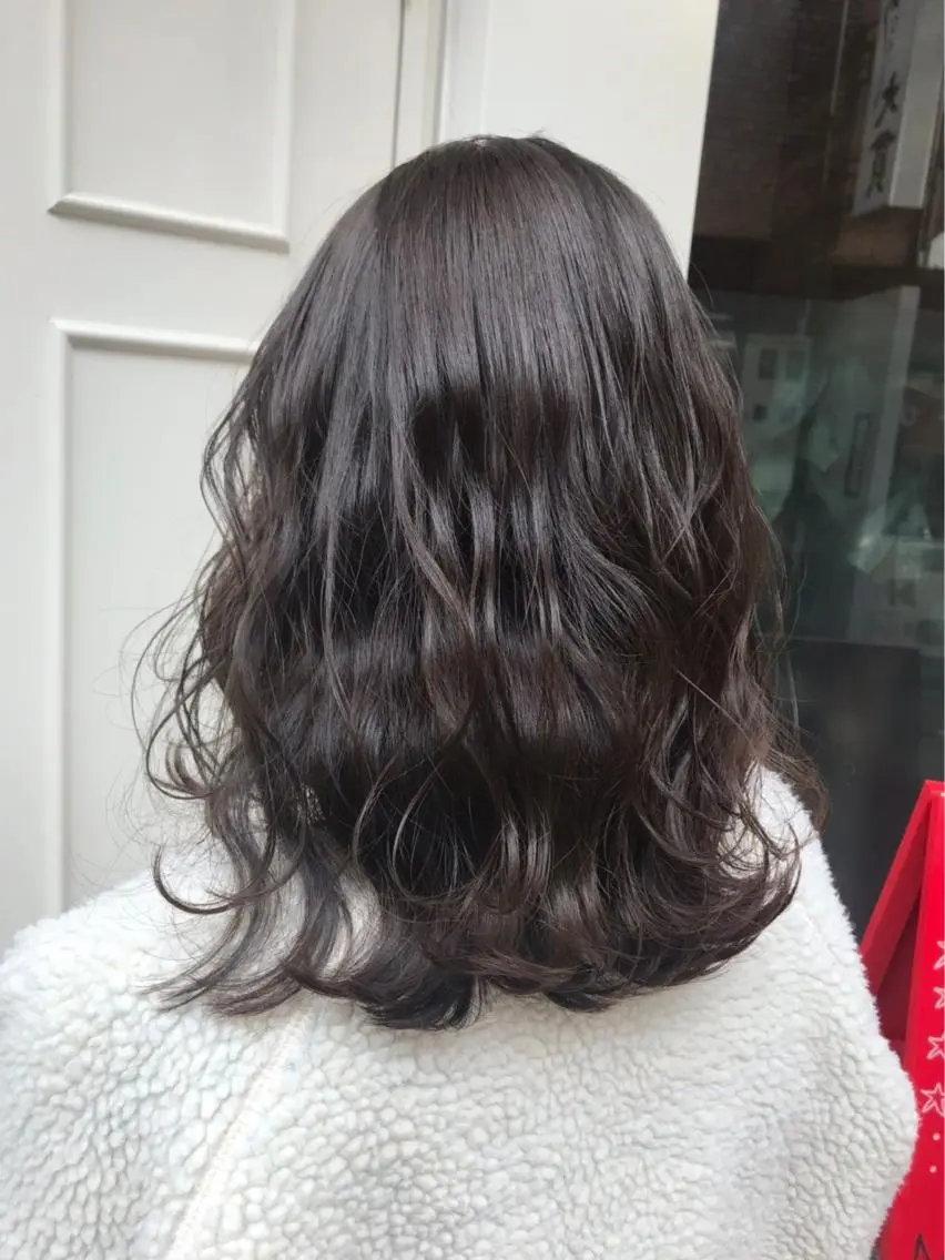 ミディアム カラー アッシュ 🫟Blanco🫟 Color&Careのヘアスタイル