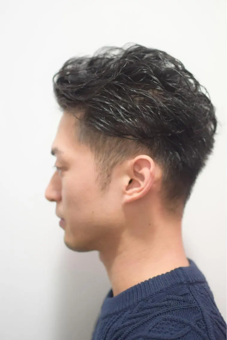 ショート パーマ メンズ メンズパーマ カット パーマ Bianca 代表 硲 貴亮【東武練馬】のヘアスタイル
