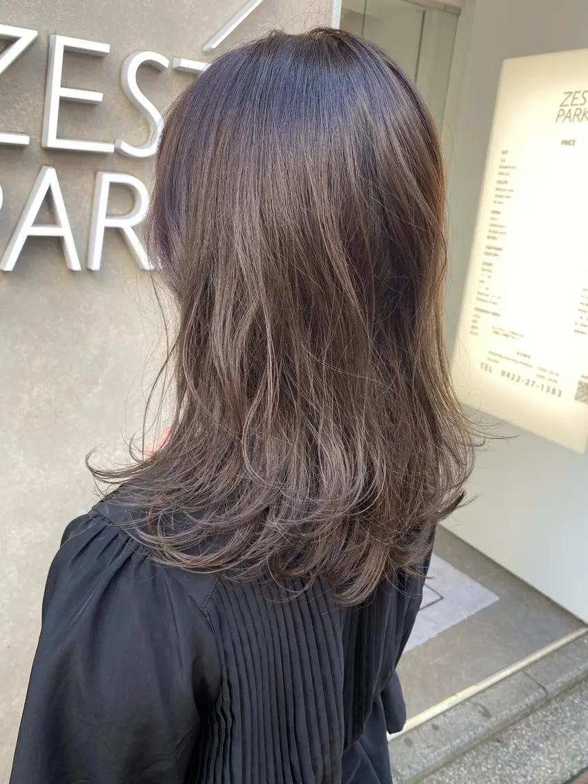 セミロング カラー カット ヘアカラー 【似合わせ提案】鈴木 舞のヘアスタイル