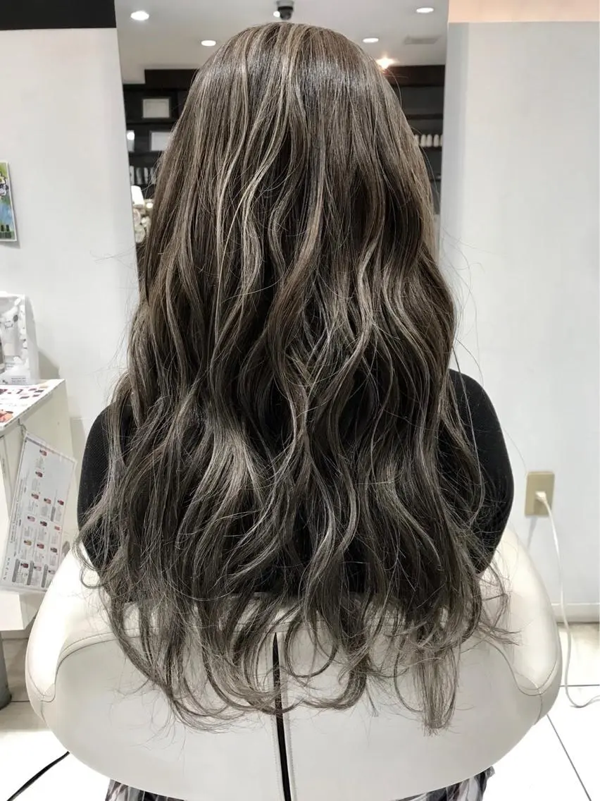 ロング カラー ケンジアネッタ Men'sのヘアスタイル