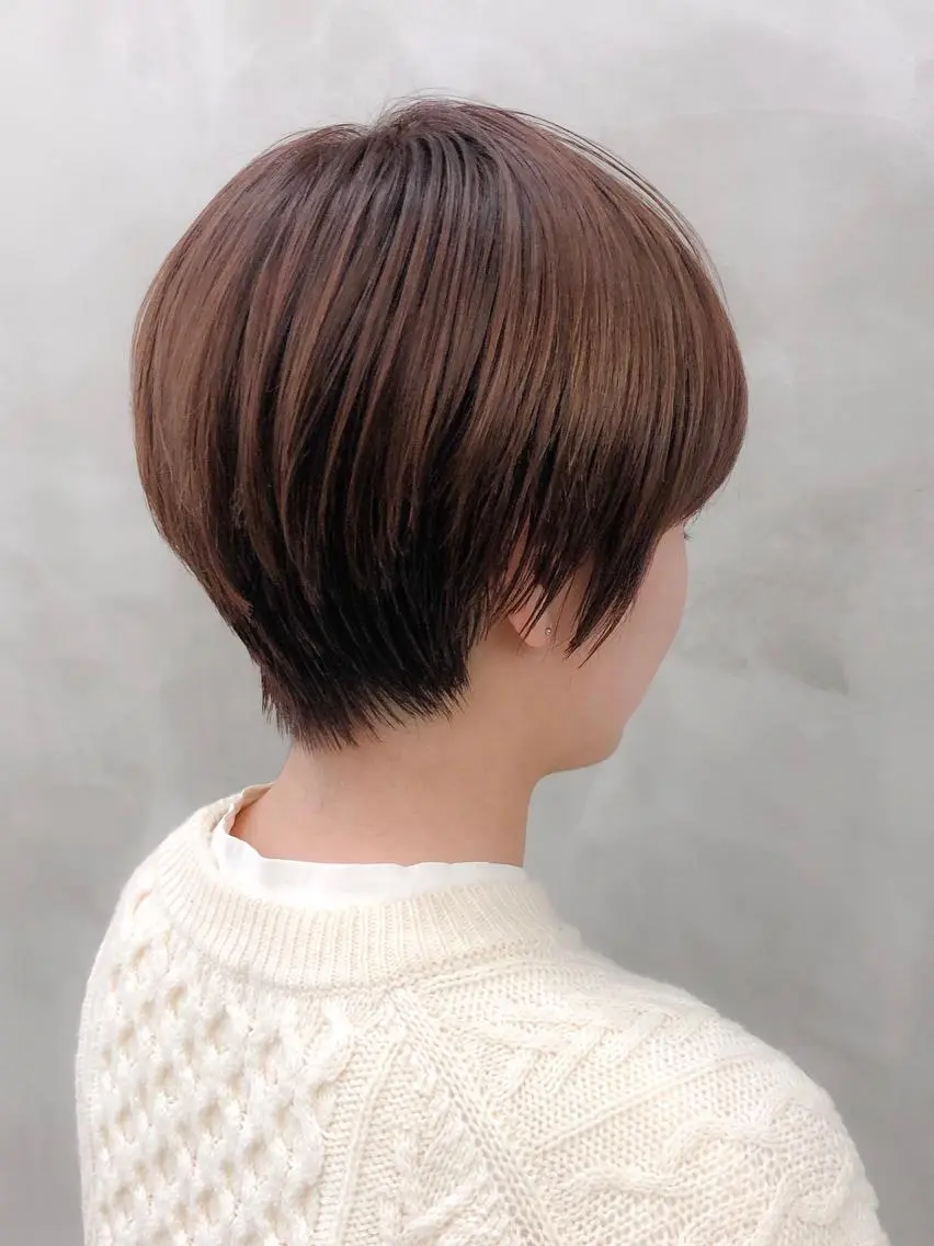 ショート カラー ショートヘア ショート・ボブ 徳竹淳一のヘアスタイル