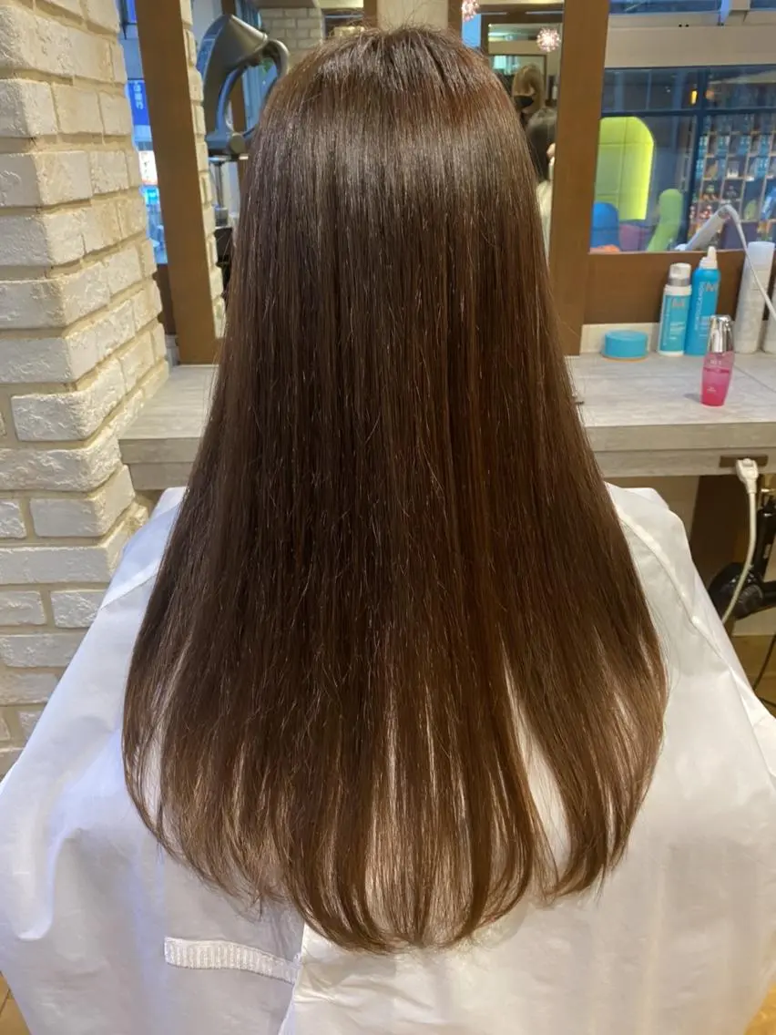 カラー アッシュ ミント Lag.銀座 🌺ゆいのヘアスタイル