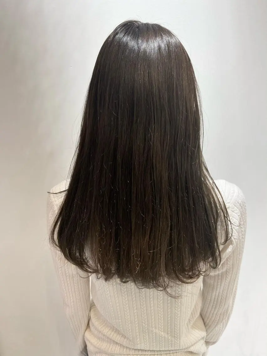 セミロング カラー カット ヘアカラー トリートメント 🐺ウルフ/レイヤー 似合わせ‎🤍沙羅のヘアスタイル