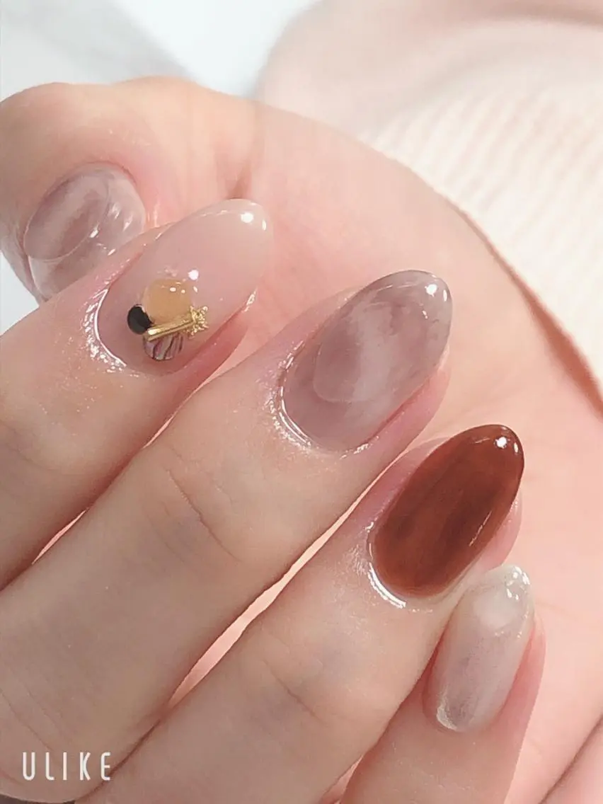 ネイル ニュアンスネイル Nailsalon Luanaのネイルデザイン