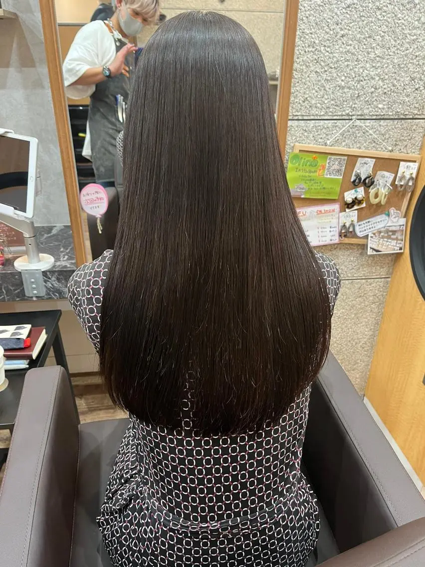 ロング 外国人風カラー ハイライト 髪質改善 似合わせカット トリートメント カット ヘアカラー BUCKS【天王寺】 バックス【駅30秒】のヘアスタイル