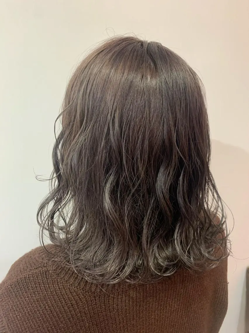 ミディアム 外国人風カラー ヘアカラー トリートメント ヘッドスパ ヘアセット 大宮/山口 竣也のヘアスタイル