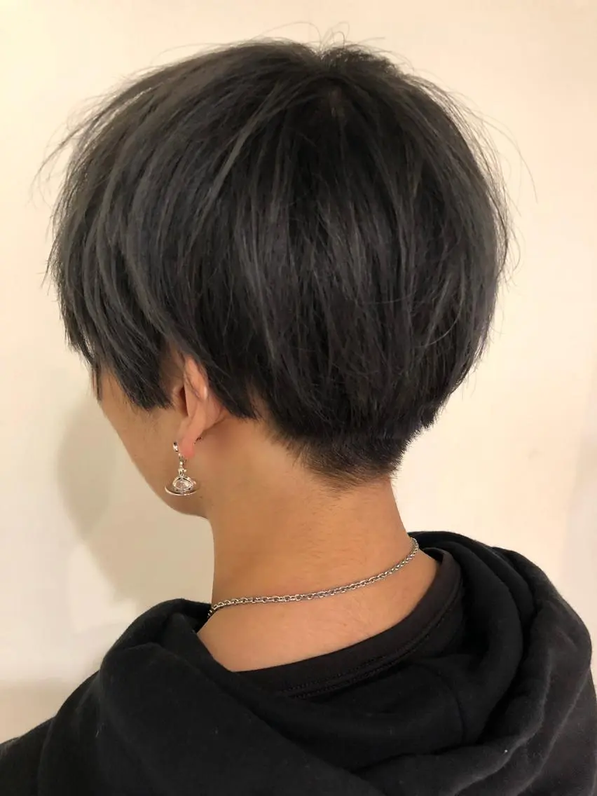 ショート メンズ マッシュ aimée/ まつ毛&眉毛サロンのマツエク・マツパデザイン