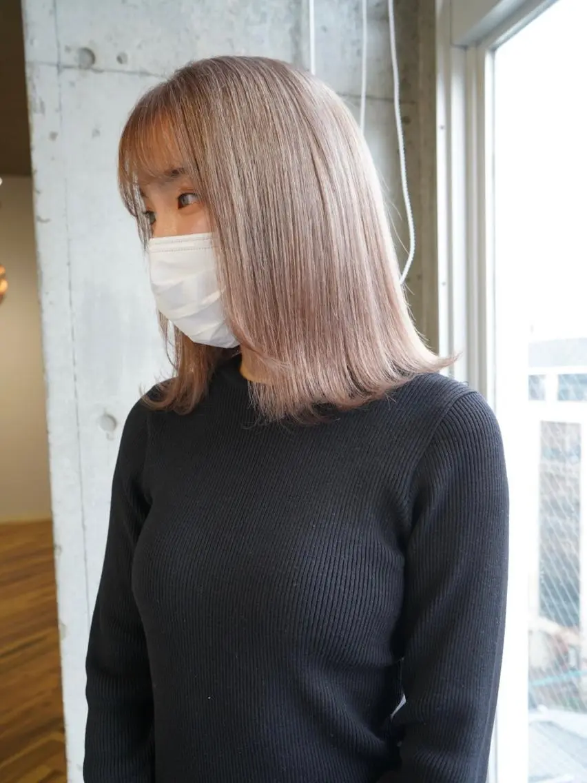 ショート カラー ヘアアレンジ ブロンド カット ヘアカラー トリートメント lani ブリーチ /ダブルカラーのヘアスタイル