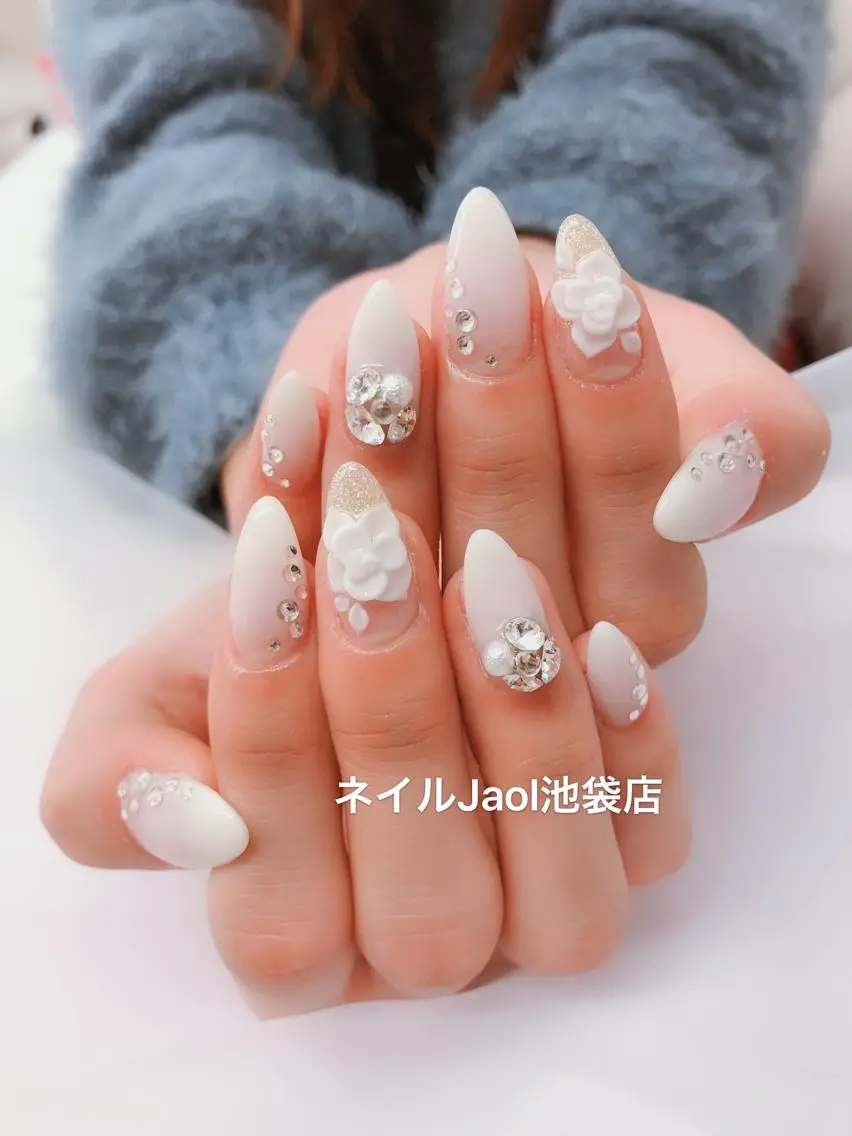セミロング ネイルJaol 池袋のネイルデザイン