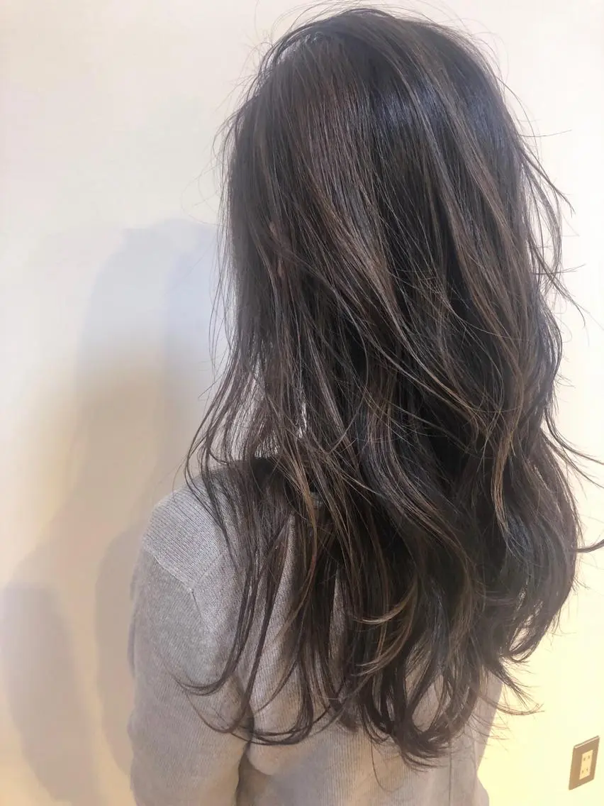 ロング nessヤマサキ リュウタのヘアスタイル