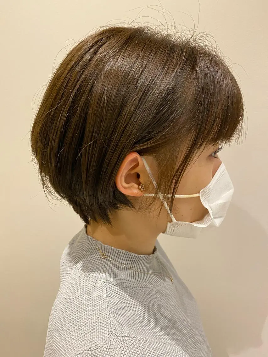 ショート カラー ベージュカラー 艶髪🌿美髪 大塚礼乃【西荻窪】のヘアスタイル