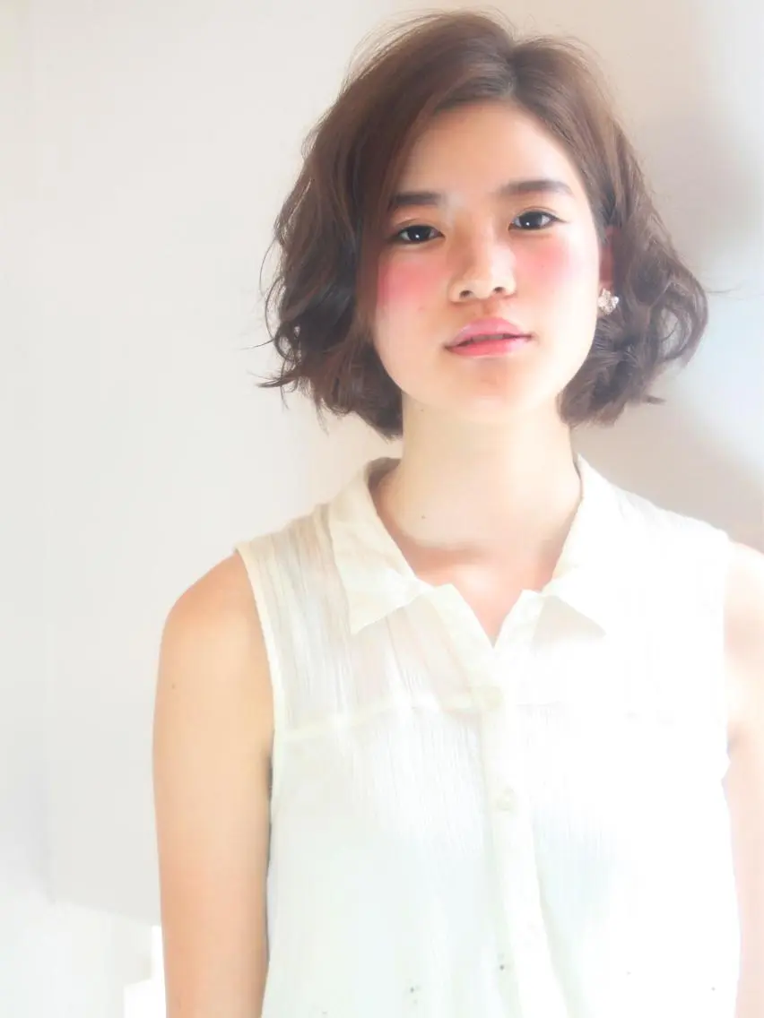 ショート カラー ショートボブ 透明感カラー グレージュ ボブ ショートヘア 近藤 裕紀子のヘアスタイル