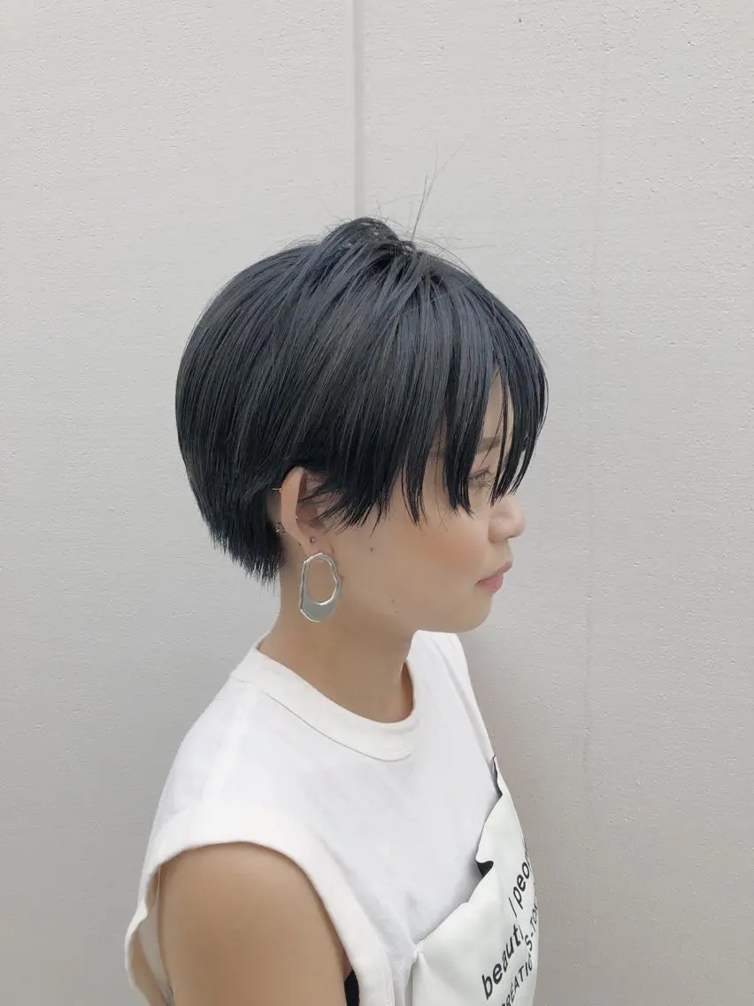 ショート カラー ノグチ ユウキ/ボブのヘアスタイル
