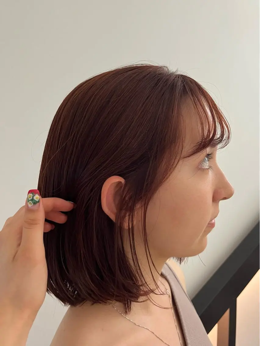カラー ブラウンカラー レッドカラー ヘアカラー 吉祥寺/個性派/ kazuha🩰のヘアスタイル