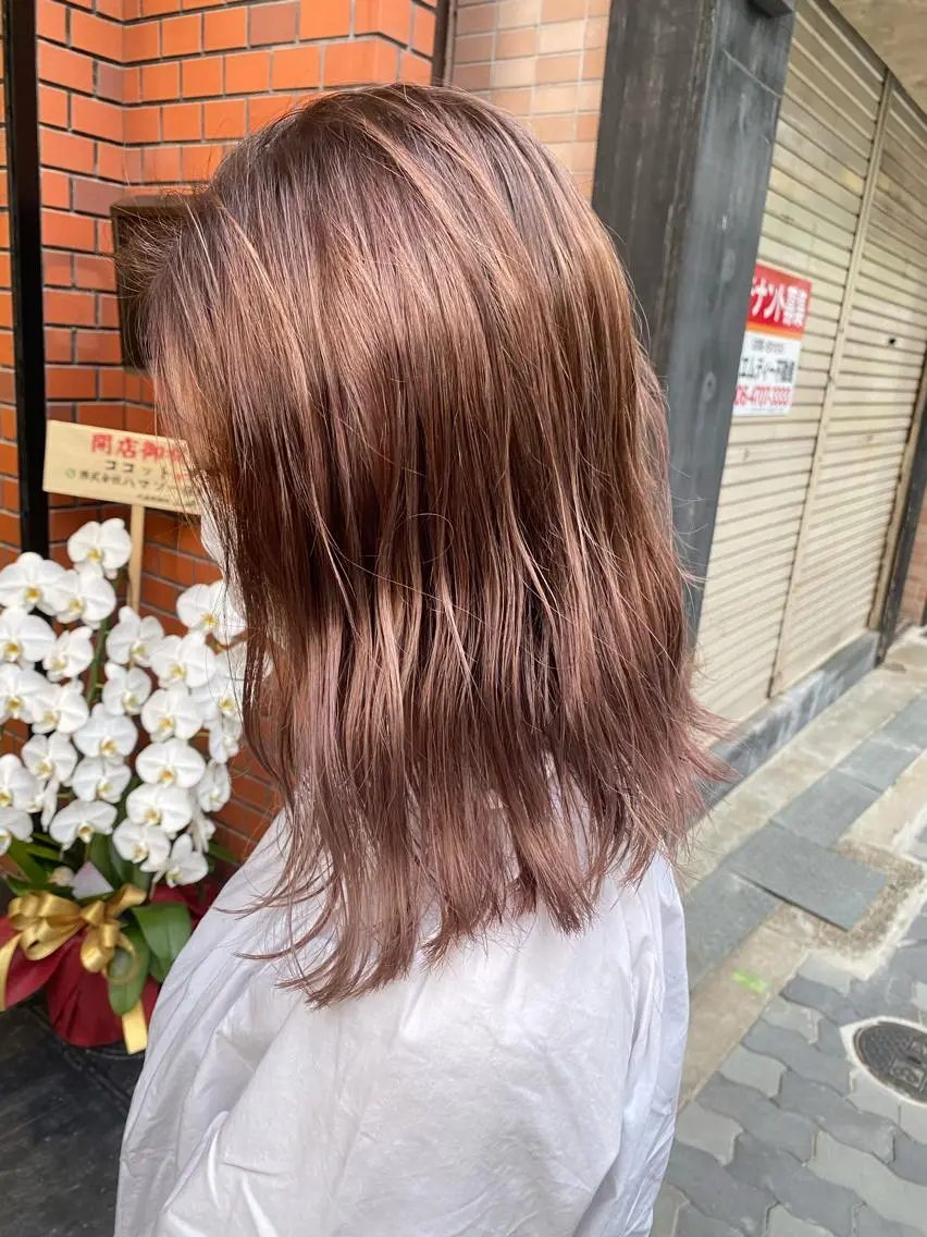ミディアム ヘアカラー トップスタイリスト/ アユミのヘアスタイル
