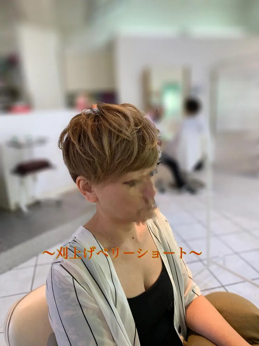 ショート カラー パーマ ~増田 勇輝~のヘアスタイル