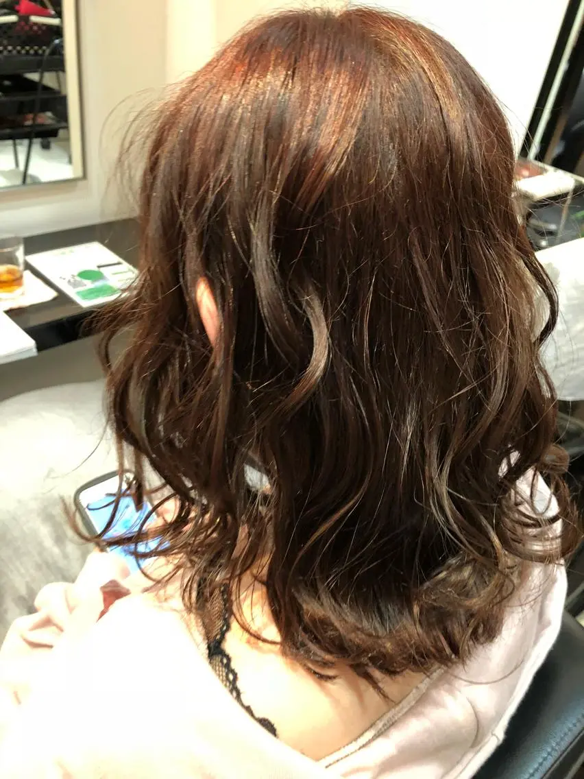 セミロング カラー ベージュカラー ピンクカラー ピンクベージュ ✨髪質改善&ボブ✨ 近藤 凌のヘアスタイル