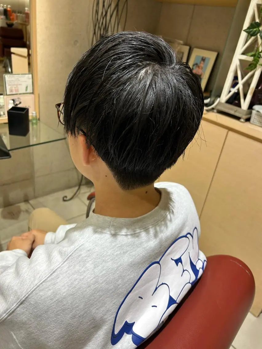 メンズ 増渕 里奈のヘアスタイル