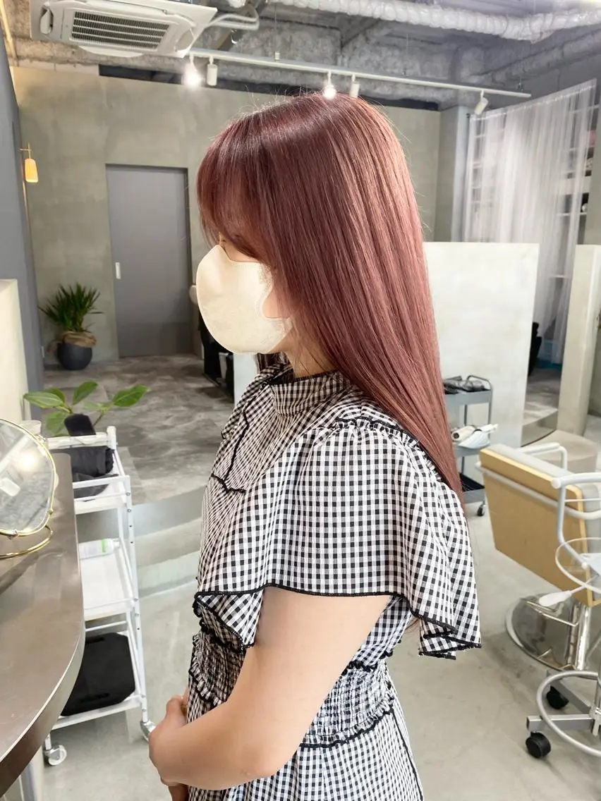 ロング カラー ヘアカラー 前橋 姫奈のヘアスタイル
