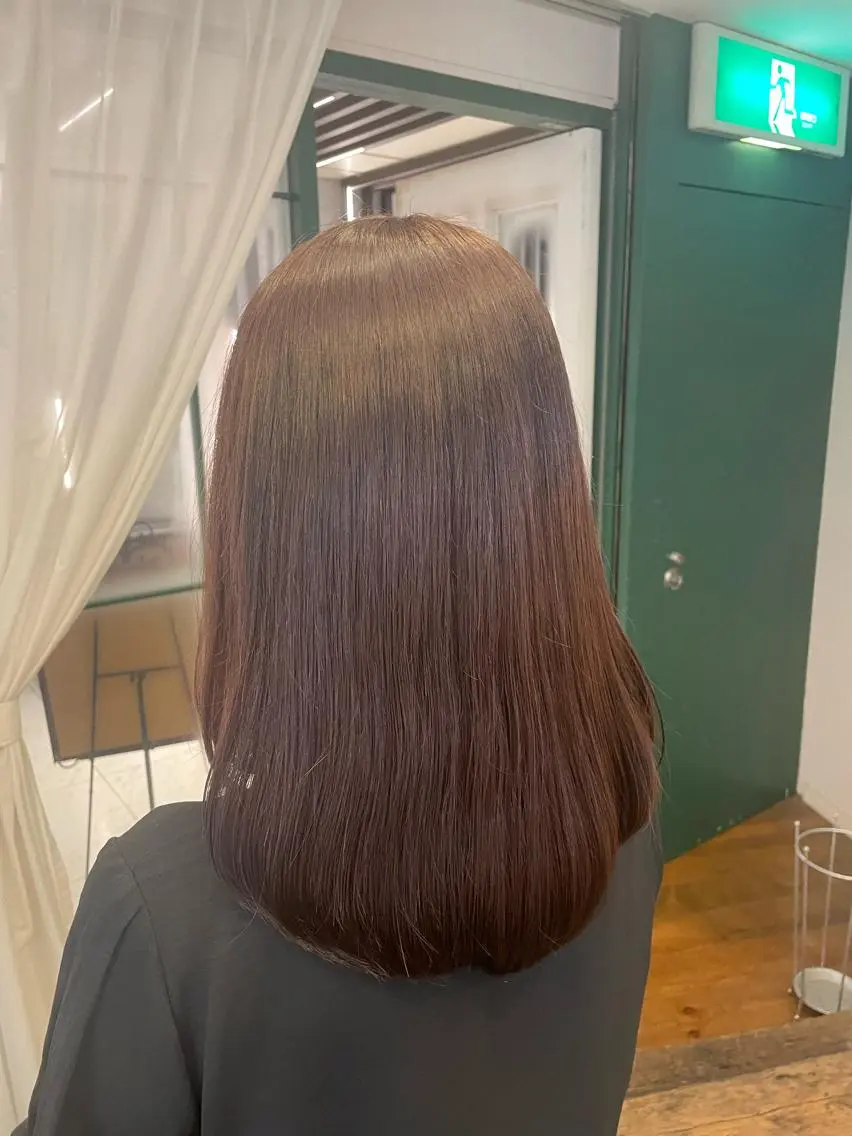 セミロング カラー 豊中/髪質改善/ レイヤーカットミヅキのヘアスタイル