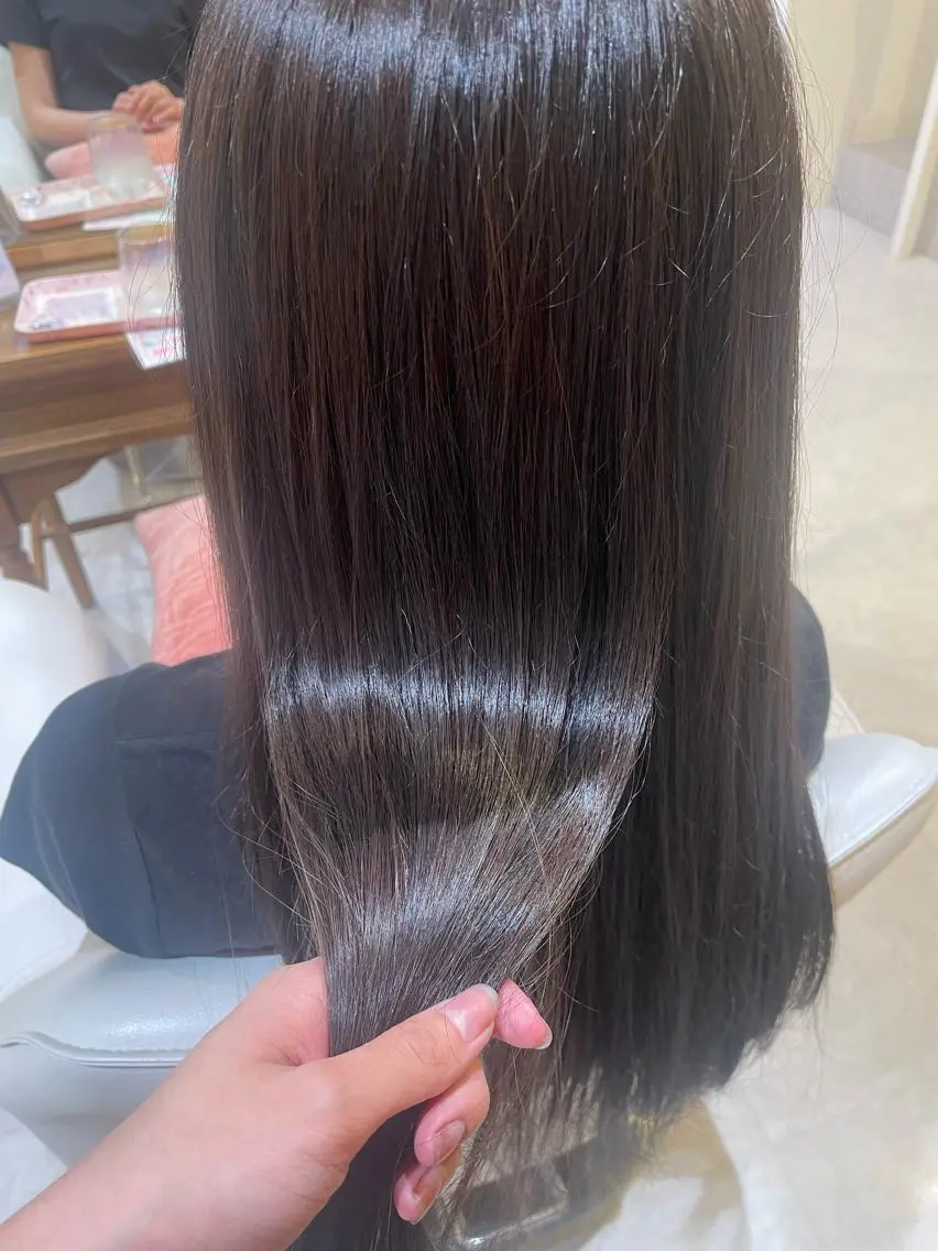 セミロング カラー ブラウンカラー ヘアカラー 和田 真依のヘアスタイル