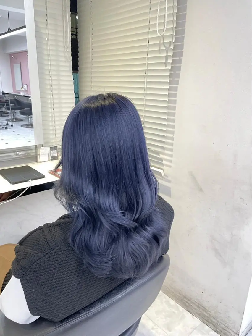 セミロング カラー 色落ち綺麗🩰ハイ トーン🎀RINKAのヘアスタイル
