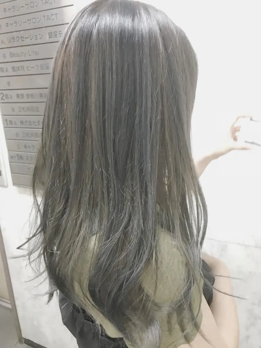 カラー ジャニヲタ美容師 推しカラー中平海帆のヘアスタイル