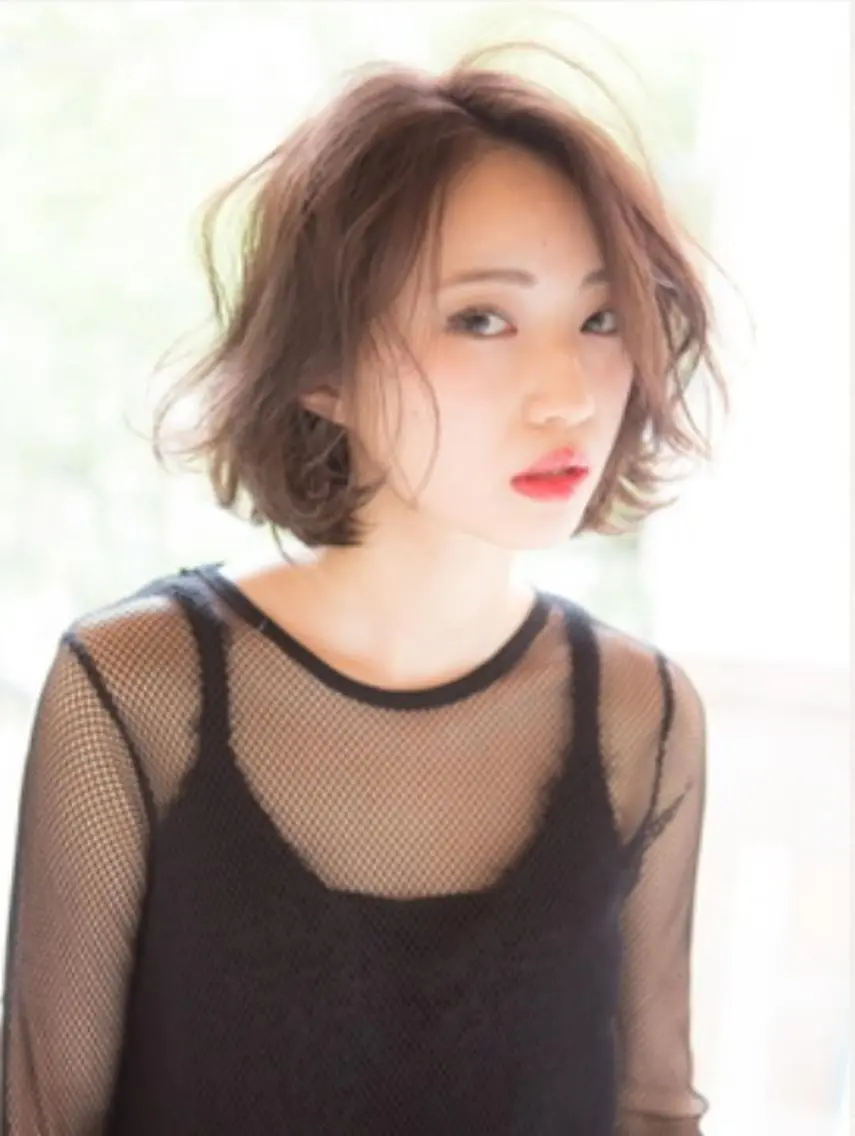 ショート カラー ベージュカラー ピンクカラー ピンクベージュ HAIR COLOR CAFE神戸元町店のヘアスタイル