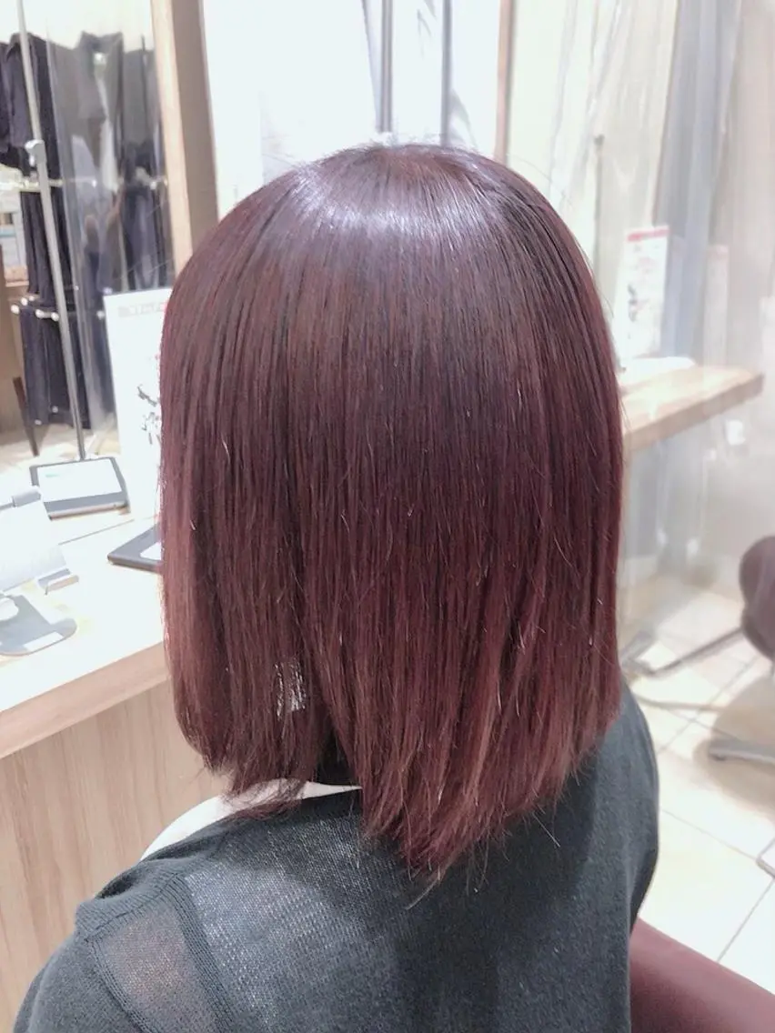 ミディアム カラー カット トリートメント 産休中です。 🌹sayu🌹のヘアスタイル