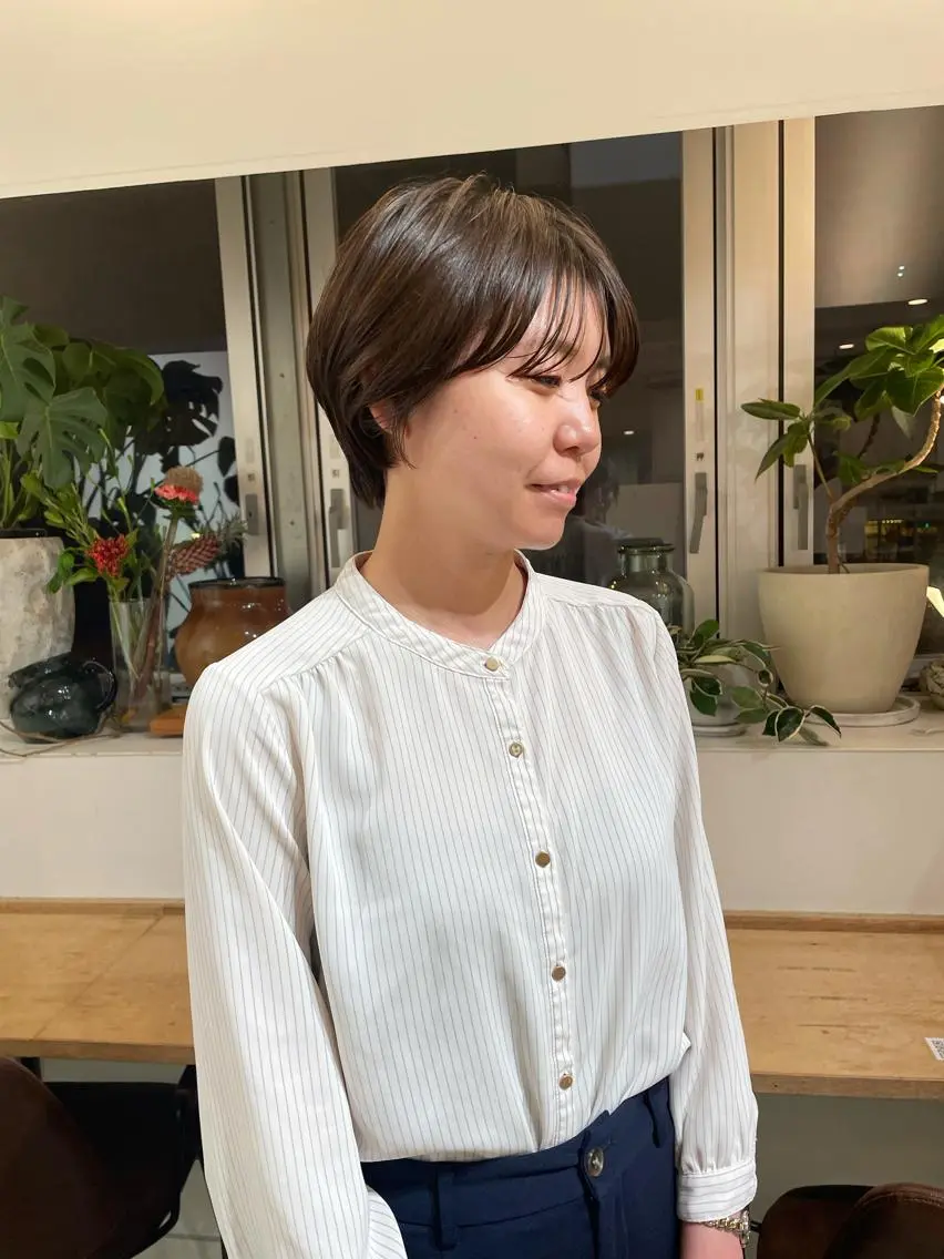 ショート ショートヘア イズミ ナナコのヘアスタイル
