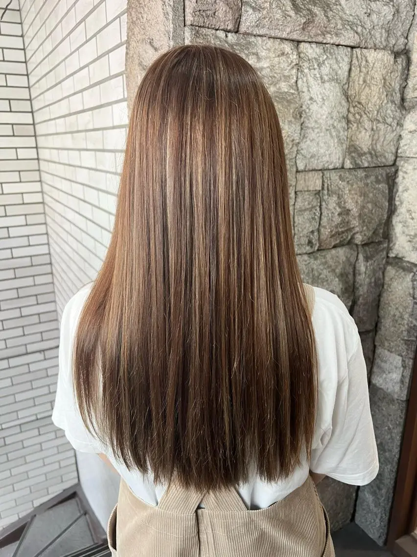 ロング カラー 蓮見友里 PiSTA／portのヘアスタイル