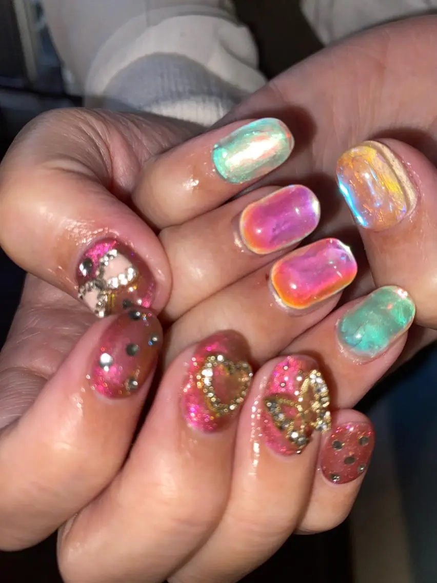 ネイル 個性派🌺推しネイル 💅💞hota🐇のネイルデザイン