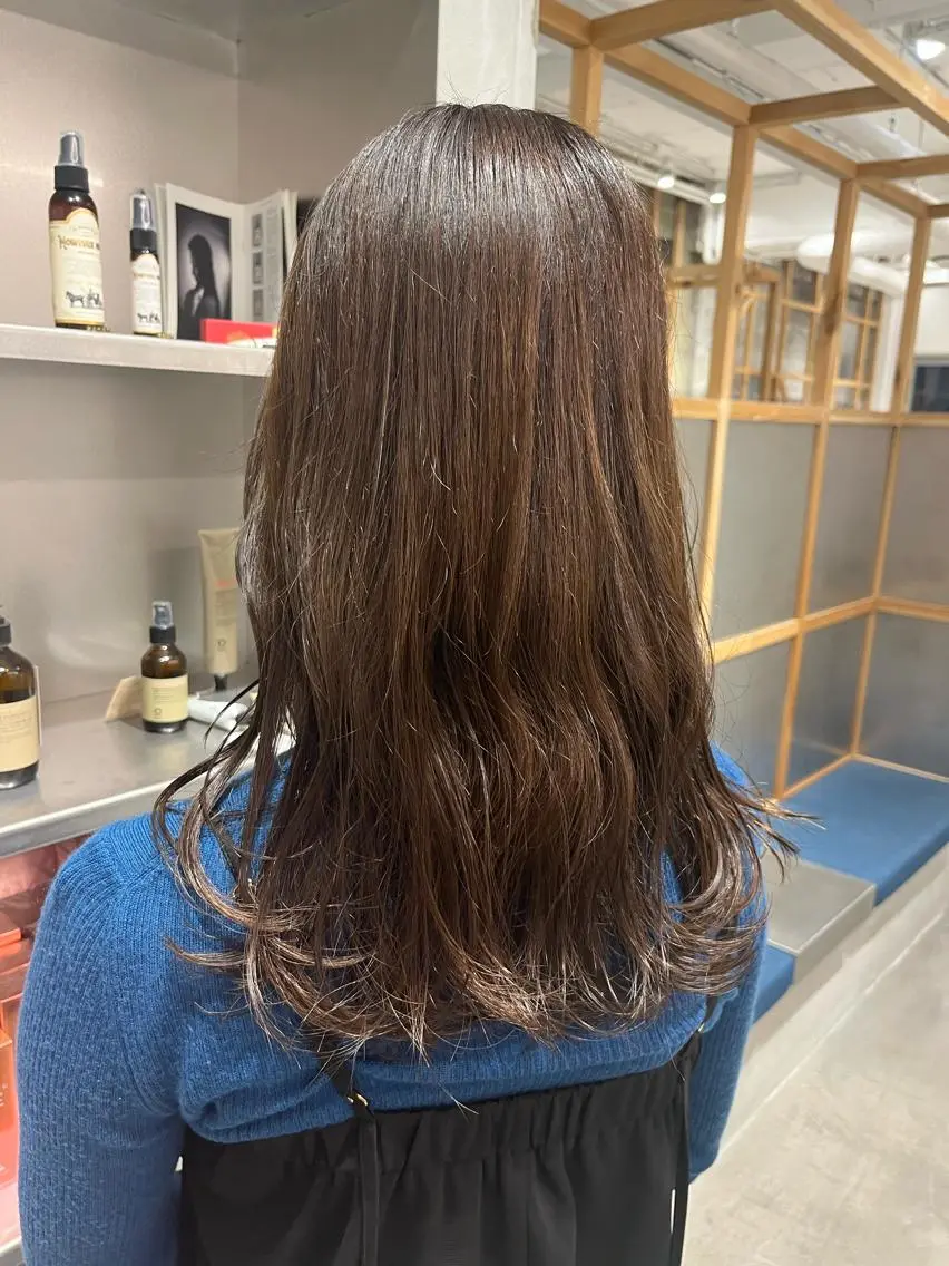 カラー 透明感カラー 透明感ケアカラー/ レイヤー/ryokaのヘアスタイル