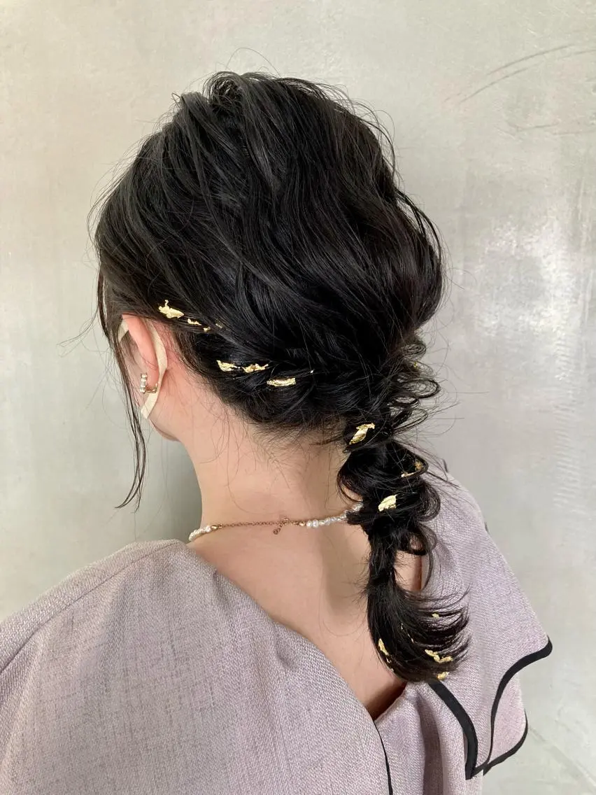 ヘアアレンジ ヘアセット Larry🌼中下 美香のヘアスタイル