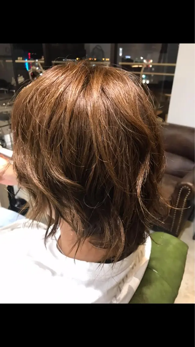 ショート カラー ヘアアレンジ メンズ ヘアカラー トリートメント 山崎 澪 レイヤーカット/大宮のヘアスタイル
