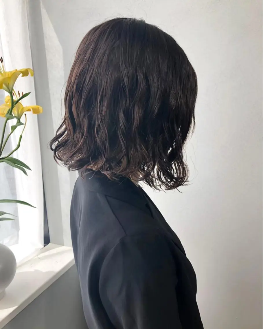 パーマ ボブパーマコテ巻き風 パーマNo1深江秀平のヘアスタイル